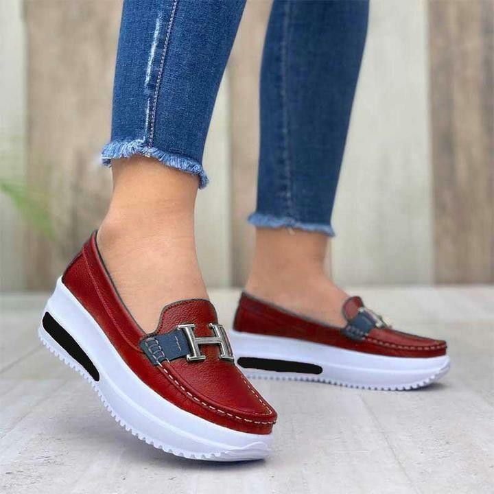 Helga™ Comfortable platform loafers