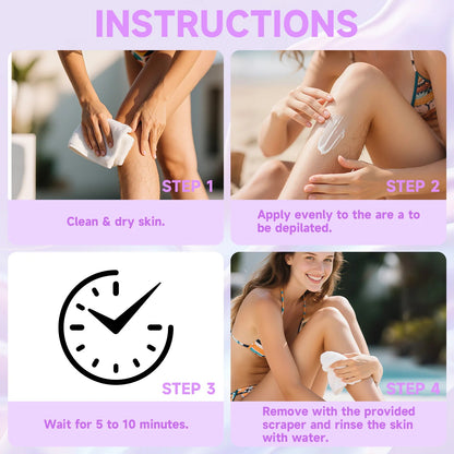 SilkiZone Pro+™ Gentle Bikini Hair Removal Cream