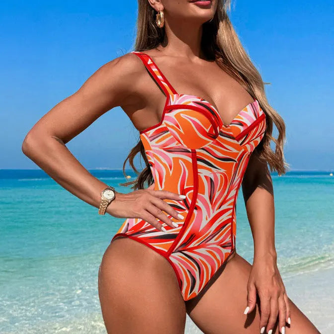 Slendella™ Slimming One-Piece Swimsuit for Beach Confidence