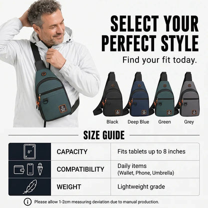 SlingGuard™ Multi-pocket Crossbody Sling for Essentials On the Go