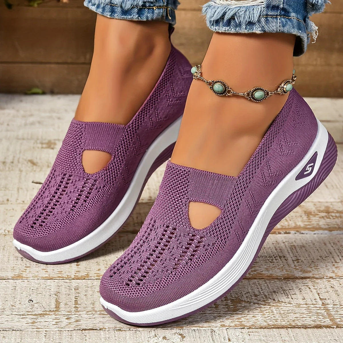 SlipEase™ Cushioned Slip-On Shoes for All-Day Comfort