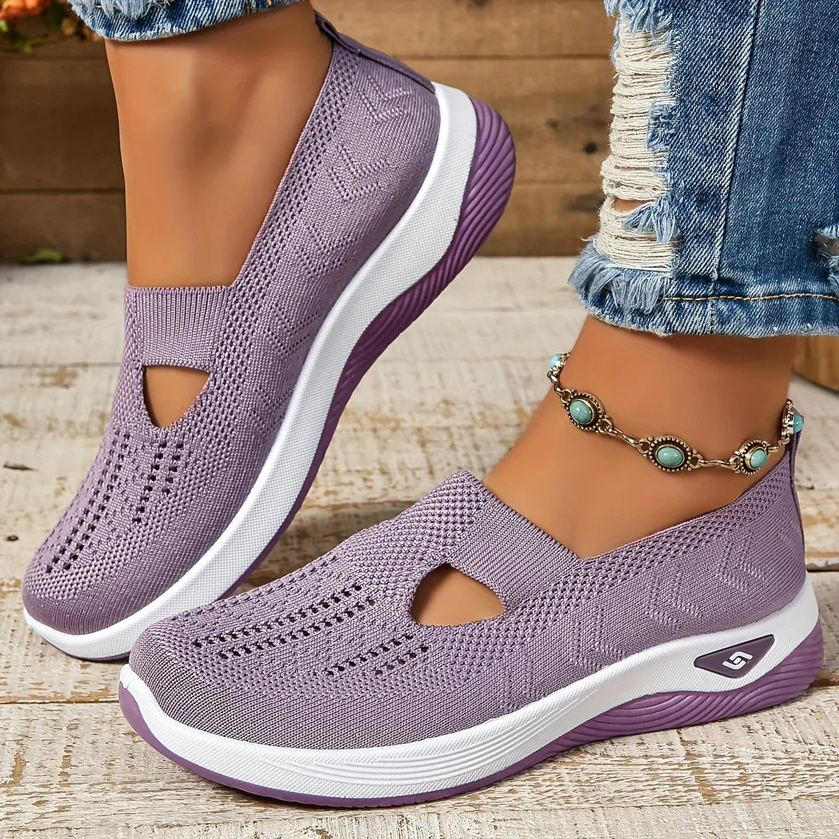 SlipEase™ Cushioned Slip-On Shoes for All-Day Comfort