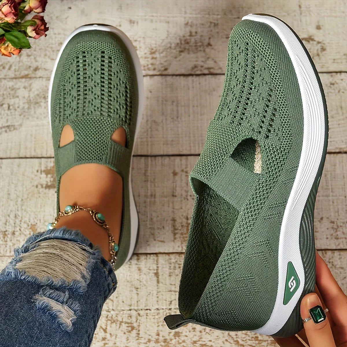SlipEase™ Cushioned Slip-On Shoes for All-Day Comfort