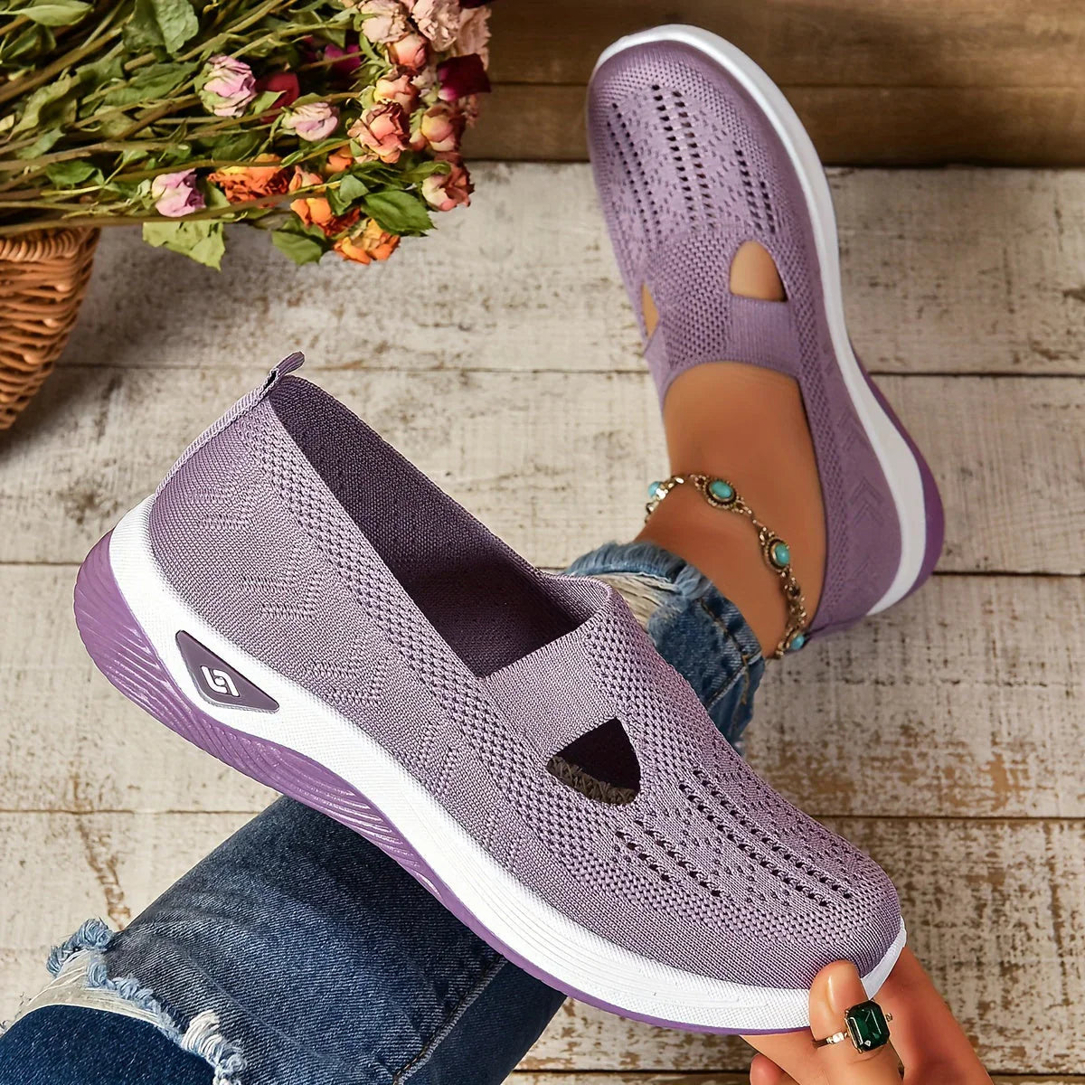 SlipEase™ Cushioned Slip-On Shoes for All-Day Comfort