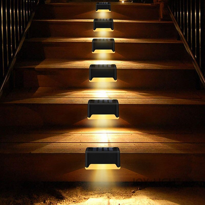 SmartDeck™ Waterproof, multi-functional LED garden lamps powered by solar energy