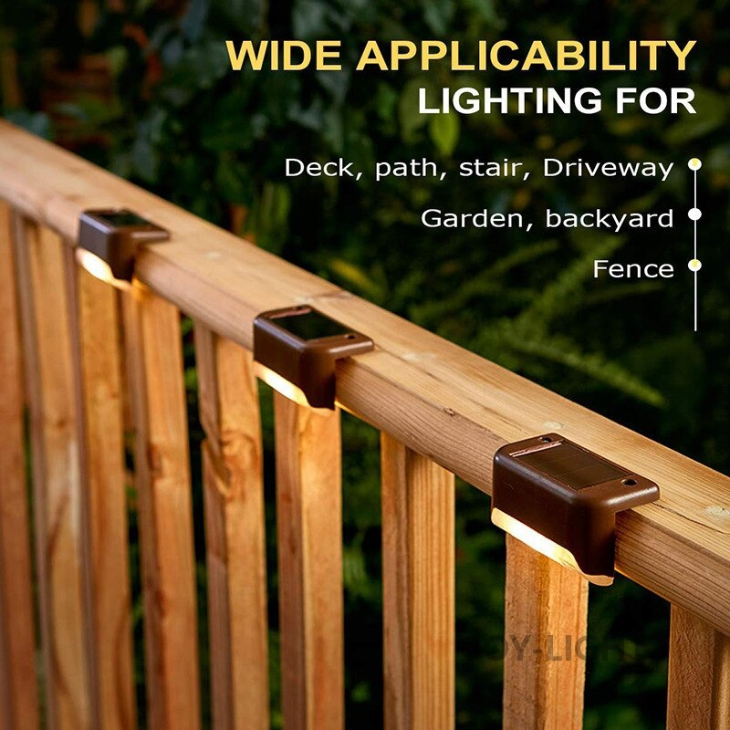 SmartDeck™ Waterproof, multi-functional LED garden lamps powered by solar energy