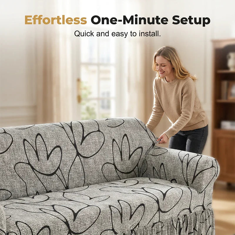 SnugFit Pro™ Stretch Sofa Cover for an Instant Room Makeover