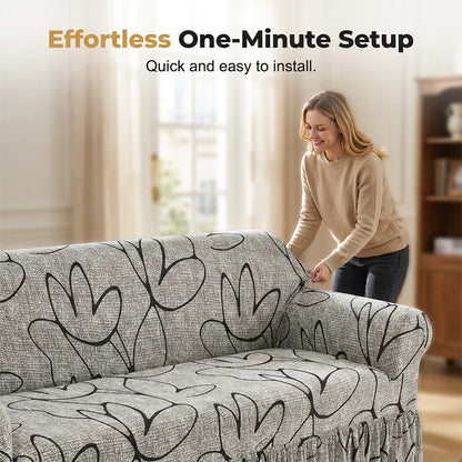 SnugFit Pro™ Stretch Sofa Cover for an Instant Room Makeover