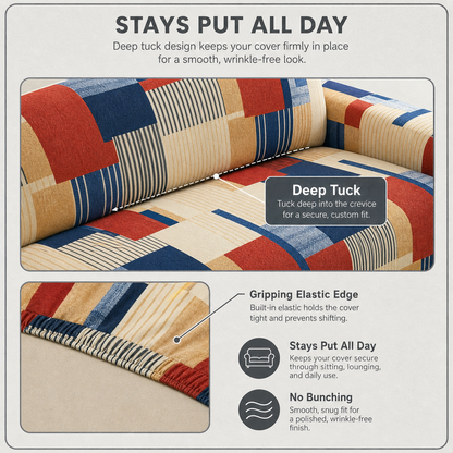 SnugFit Pro™ Stretch Sofa Cover for an Instant Room Makeover