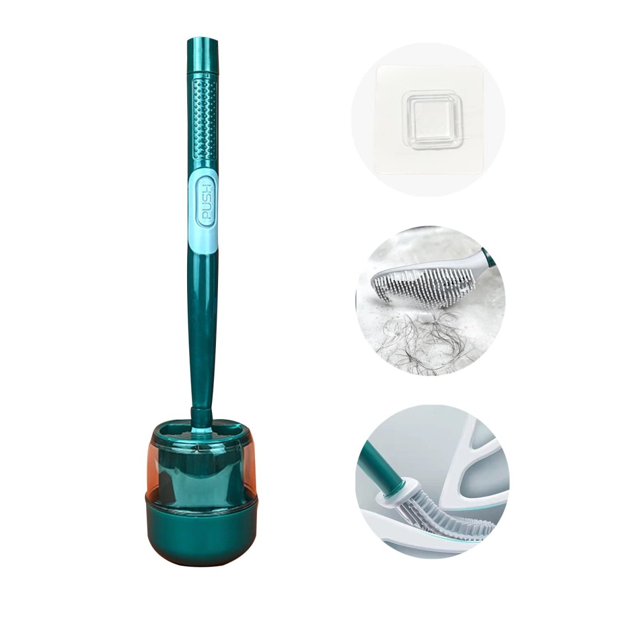 Soapy Brush™ Toilet brush with soap dispenser