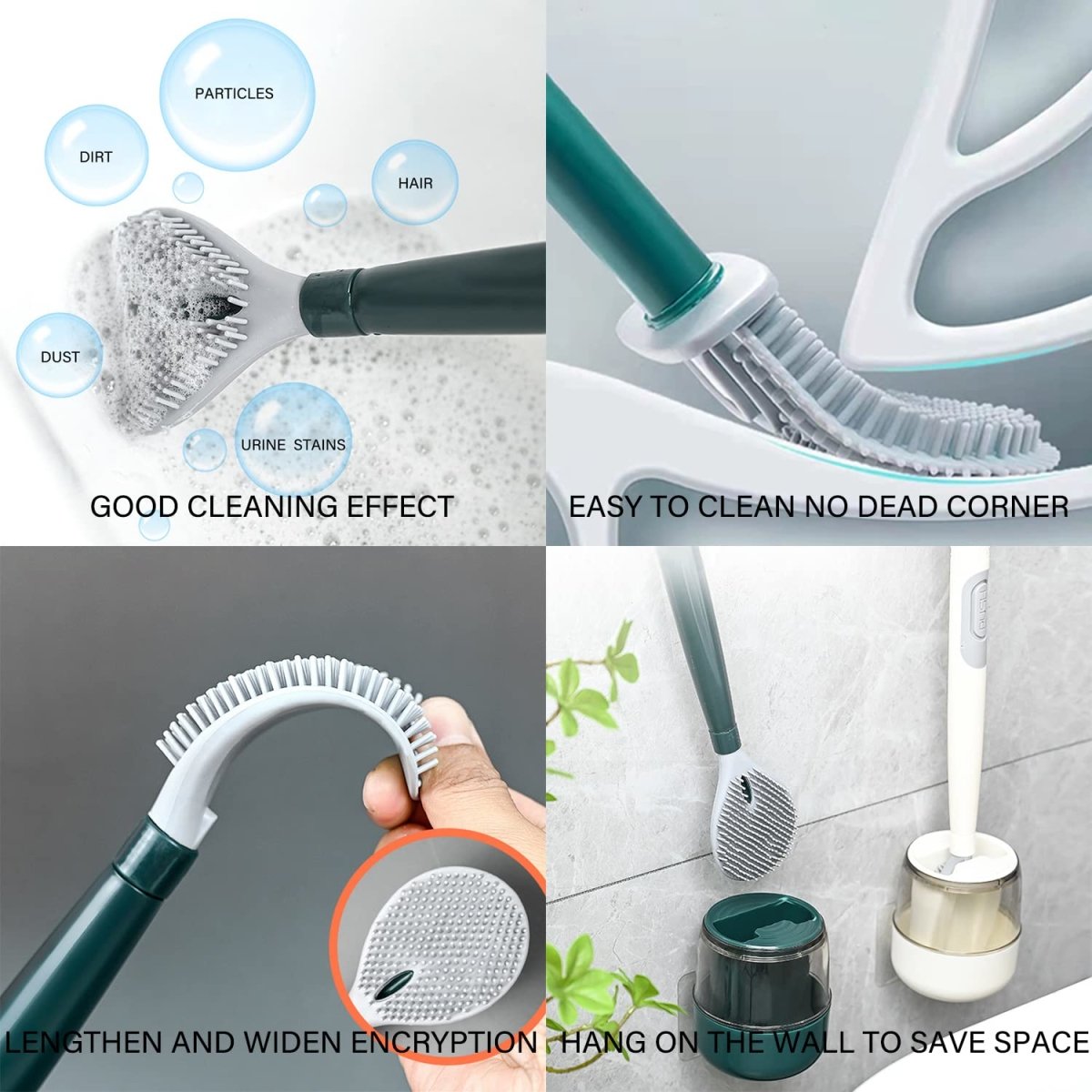 Soapy Brush™ Toilet brush with soap dispenser