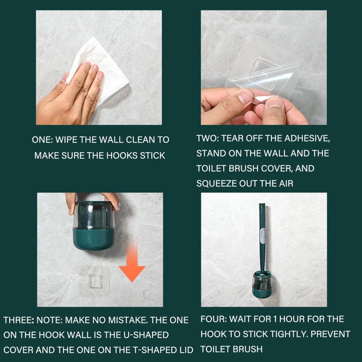 Soapy Brush™ Toilet brush with soap dispenser