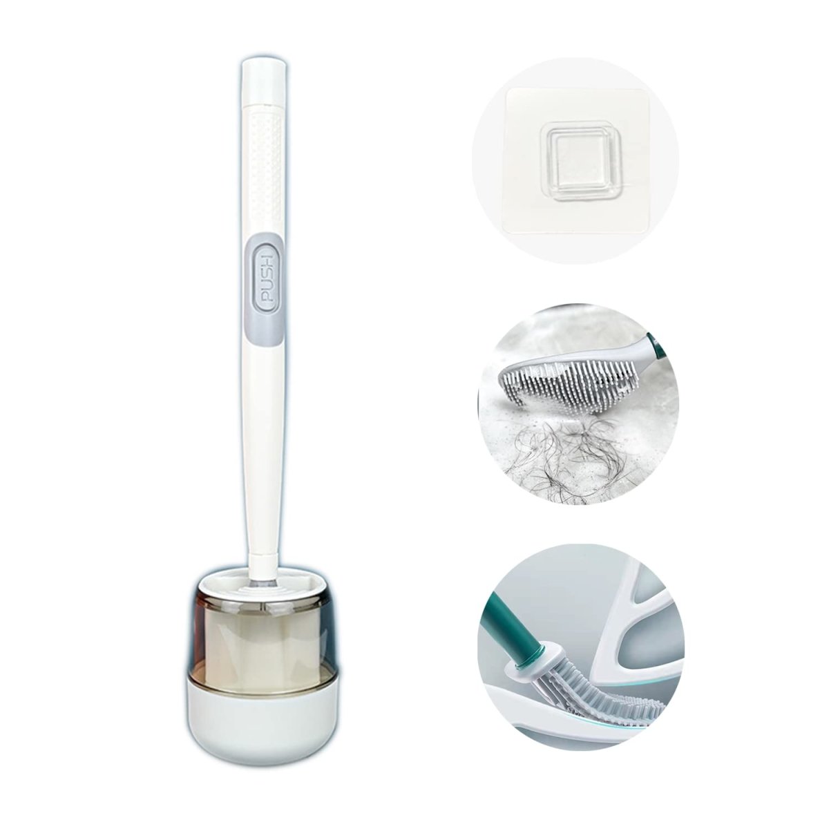 Soapy Brush™ Toilet brush with soap dispenser