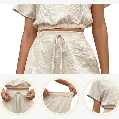 Sofia Sofia Ferrari Effortless Matching Top and Trouser Set - women's casual matching set gallery view 5