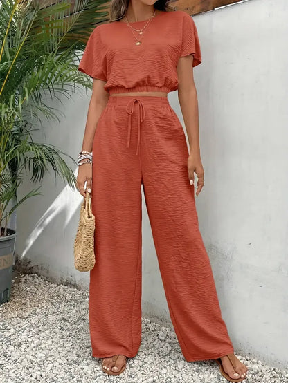Sofia Ferrari™ Effortless Matching Top and Trouser Set
