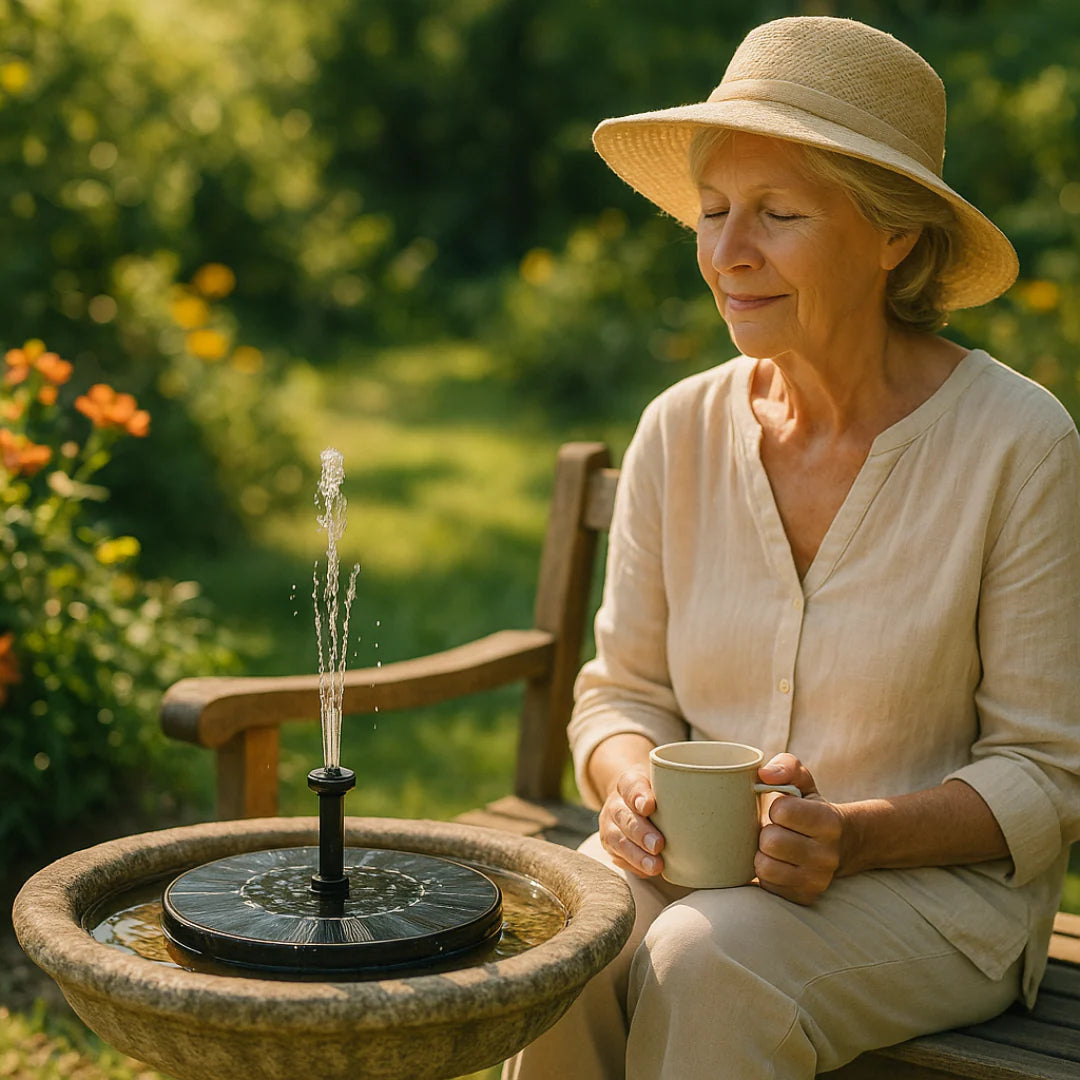 Solave™ Solar Bird Bath Fountain for Peaceful Yards