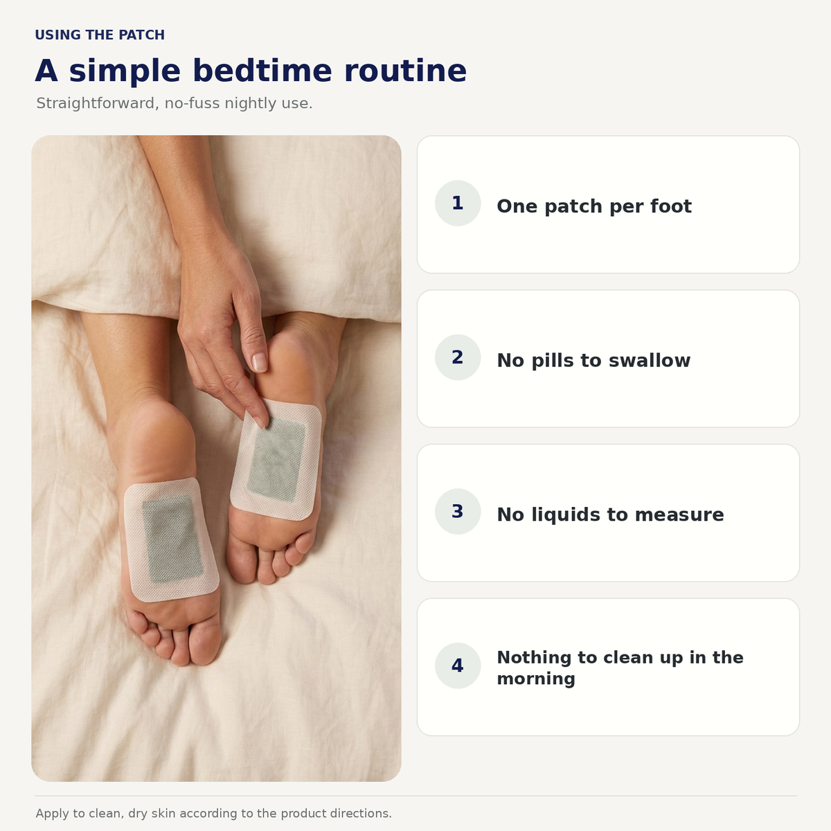 Somnelène™ Calming Foot Patches for Deeper Sleep