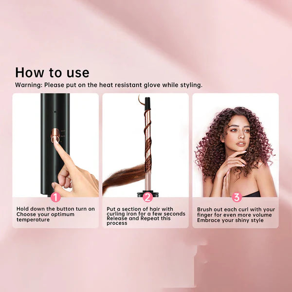 GlideCurl™ Ultra thin curling iron