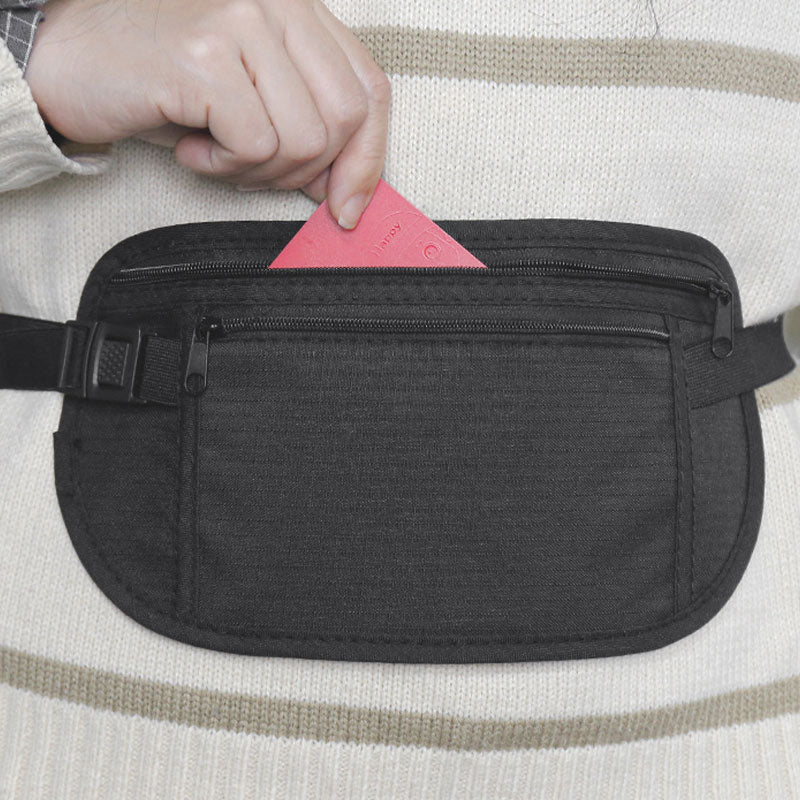 StashGuard™ RFID Blocking Money Belt for Worry-Free Travel