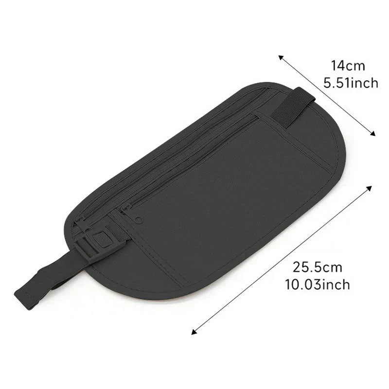 StashGuard™ RFID Blocking Money Belt for Worry-Free Travel