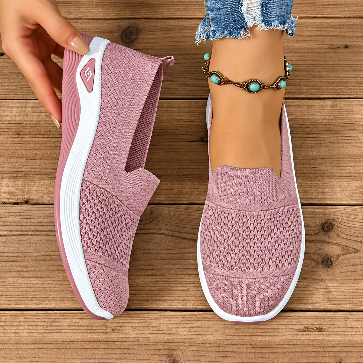 StepCushion Prime™ Orthopedic Slip-On Walking Shoes for Pain-Free Days