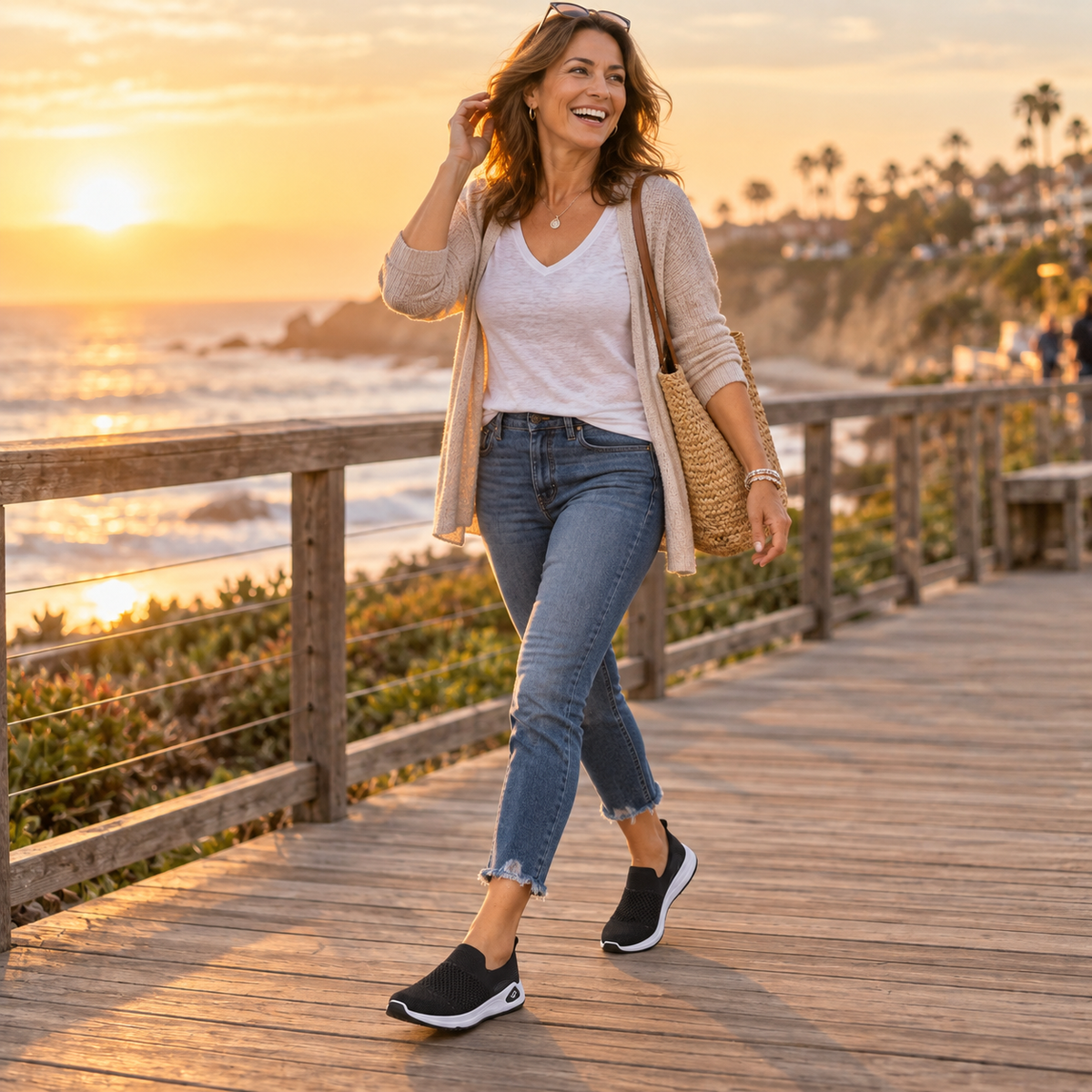 StepCushion Prime™ Orthopedic Slip-On Walking Shoes for Pain-Free Days