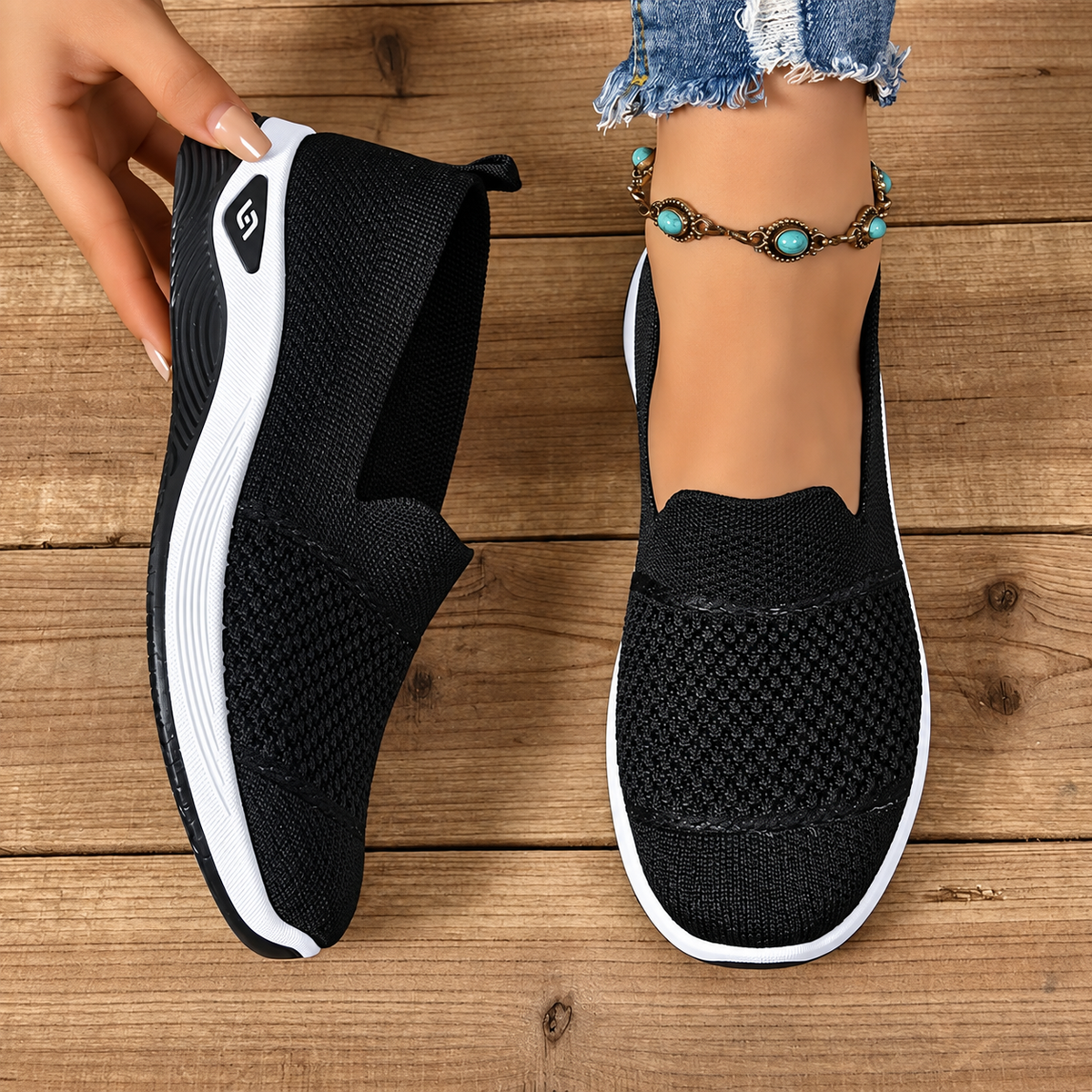StepCushion Prime™ Orthopedic Slip-On Walking Shoes for Pain-Free Days