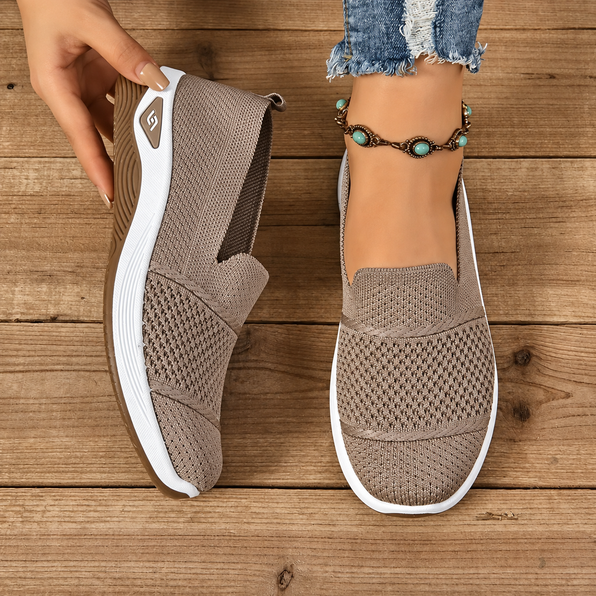 StepCushion Prime™ Orthopedic Slip-On Walking Shoes for Pain-Free Days