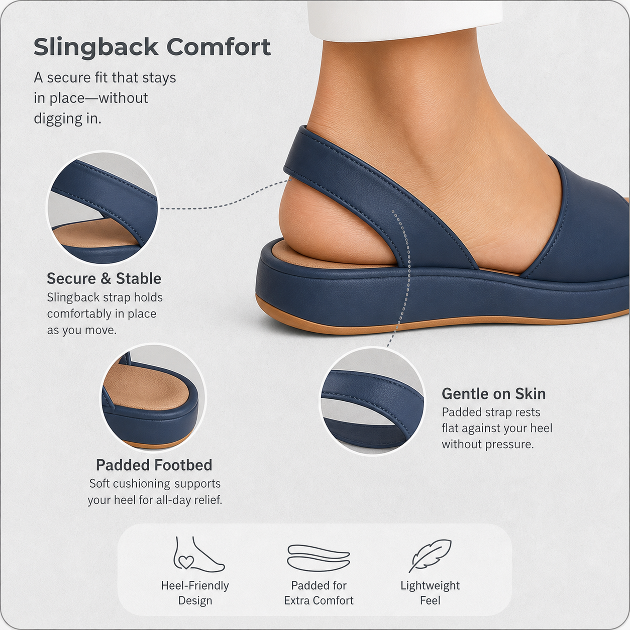 StepCushion Pro™ Cushioned Orthopedic Sandals for Pain-Free Walking