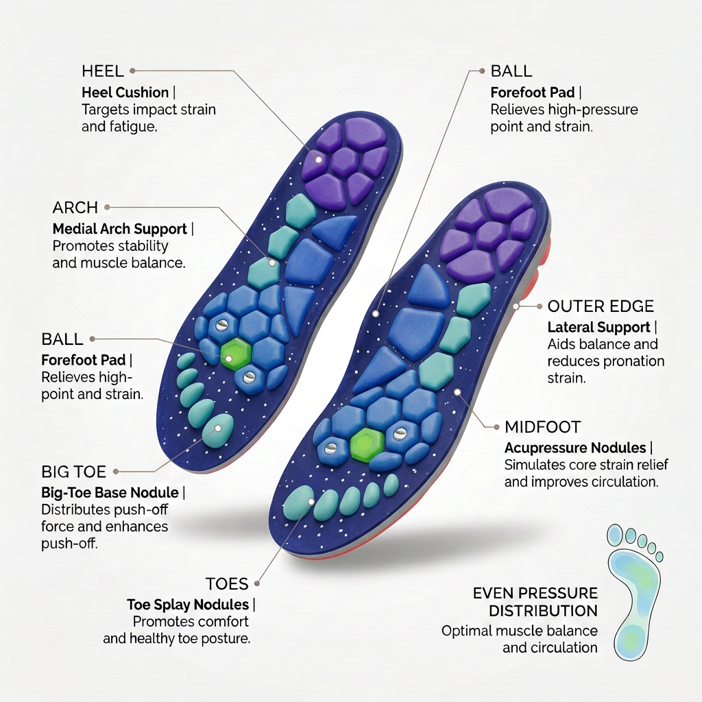 StepRelief Pro™ Acupressure Insoles for Tired Feet