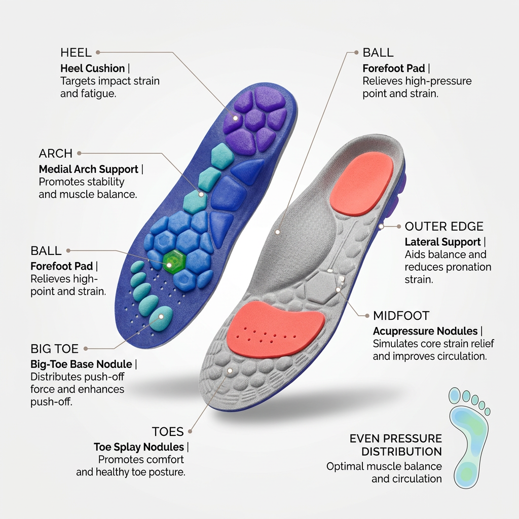 StepRelief Pro™ Acupressure Insoles for Tired Feet