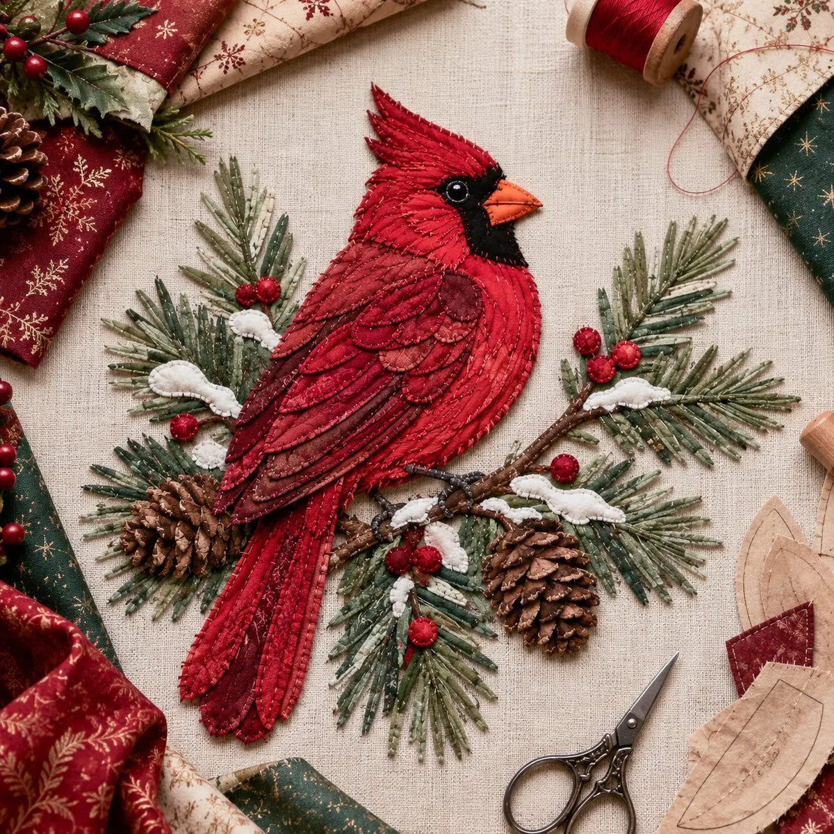 Stitchly™ Patchwork Kit for Effortless Holiday Decor