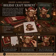 Stitchly™ Patchwork Kit for Effortless Holiday Decor