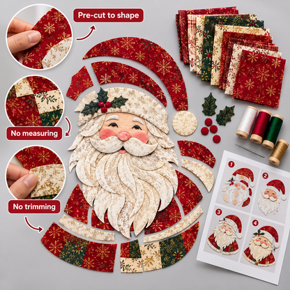 Stitchly™ Patchwork Kit for Effortless Holiday Decor