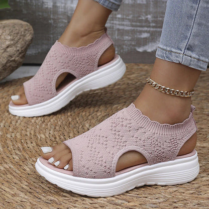 StrideEase™ Sleek Breathable Platform for Pain-Free Walking