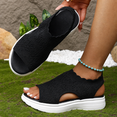 StrideEase™ Sleek Breathable Platform for Pain-Free Walking
