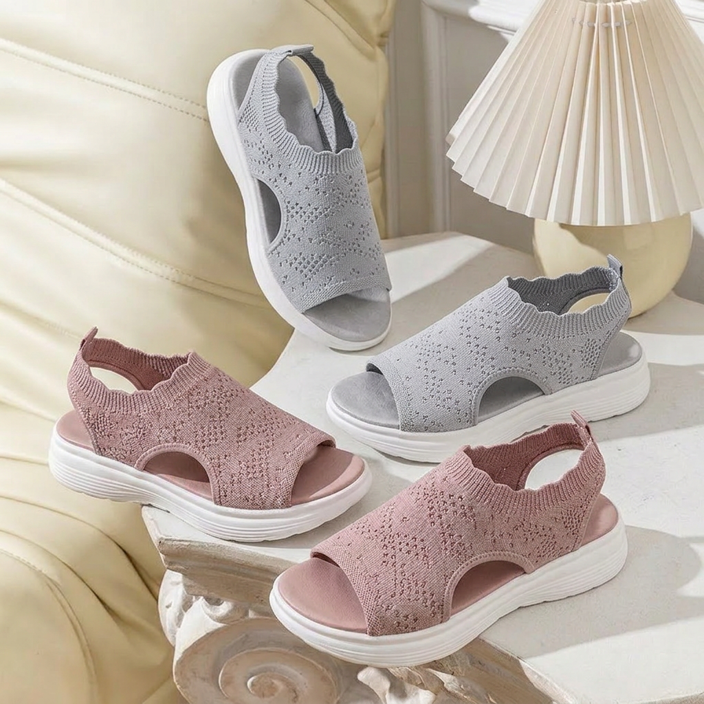StrideEase™ Sleek Breathable Platform for Pain-Free Walking