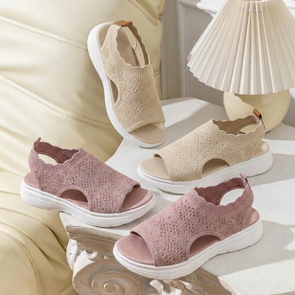 StrideEase™ Sleek Breathable Platform for Pain-Free Walking