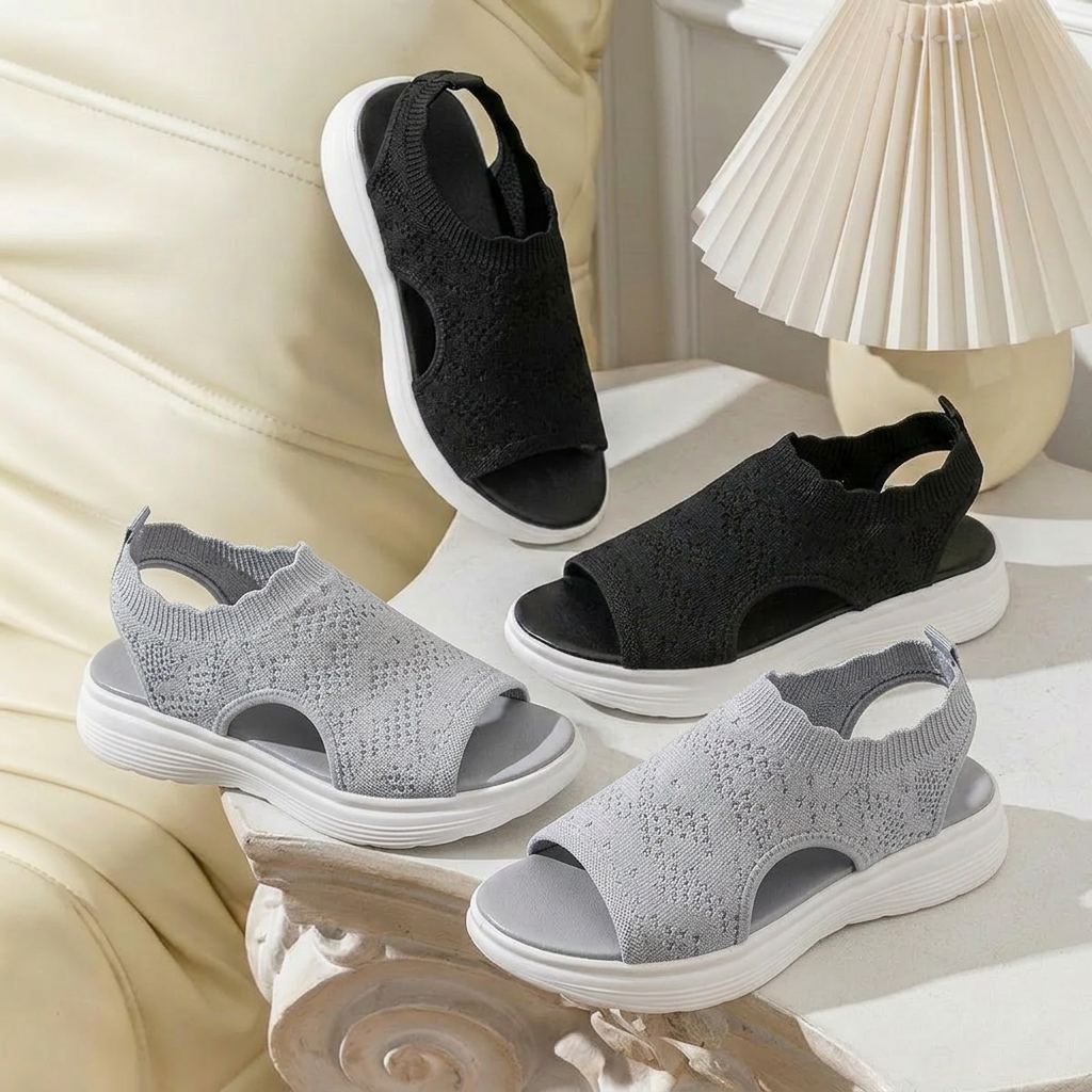 StrideEase™ Sleek Breathable Platform for Pain-Free Walking