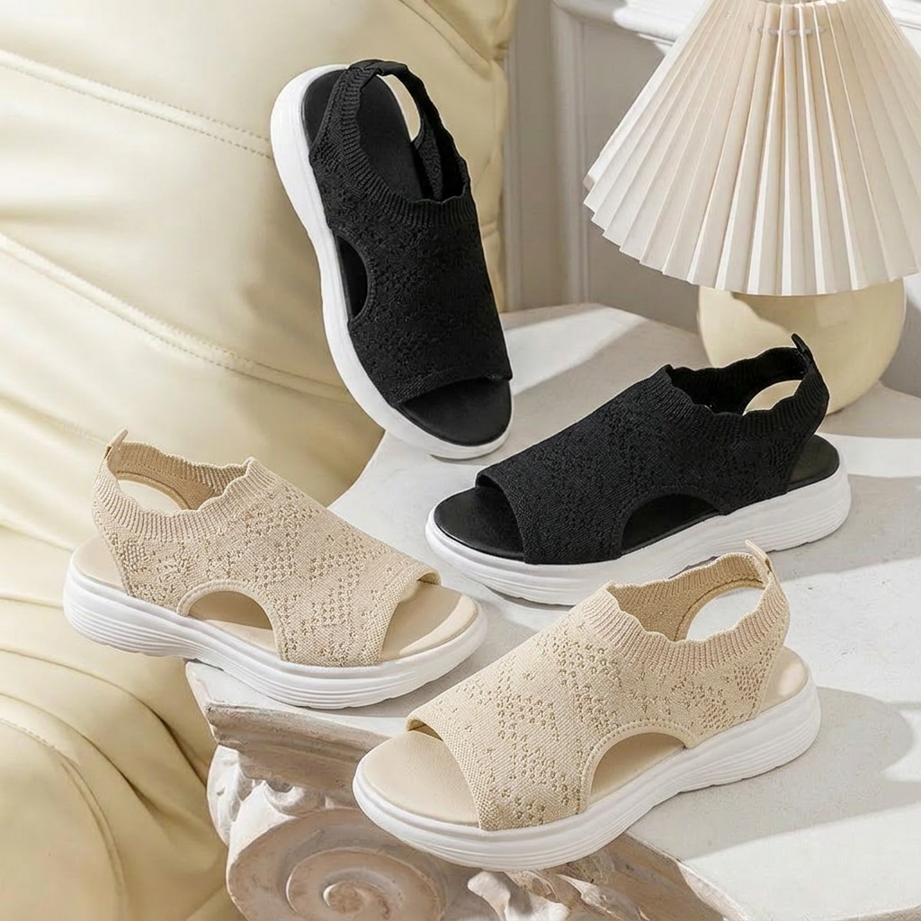 StrideEase™ Sleek Breathable Platform for Pain-Free Walking