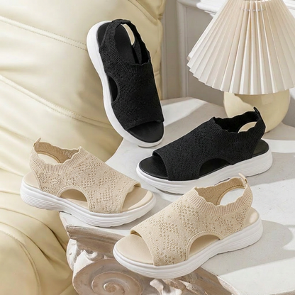 StrideEase™ Sleek Breathable Platform for Pain-Free Walking