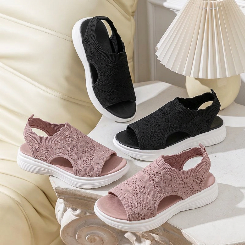 StrideEase™ Sleek Breathable Platform for Pain-Free Walking