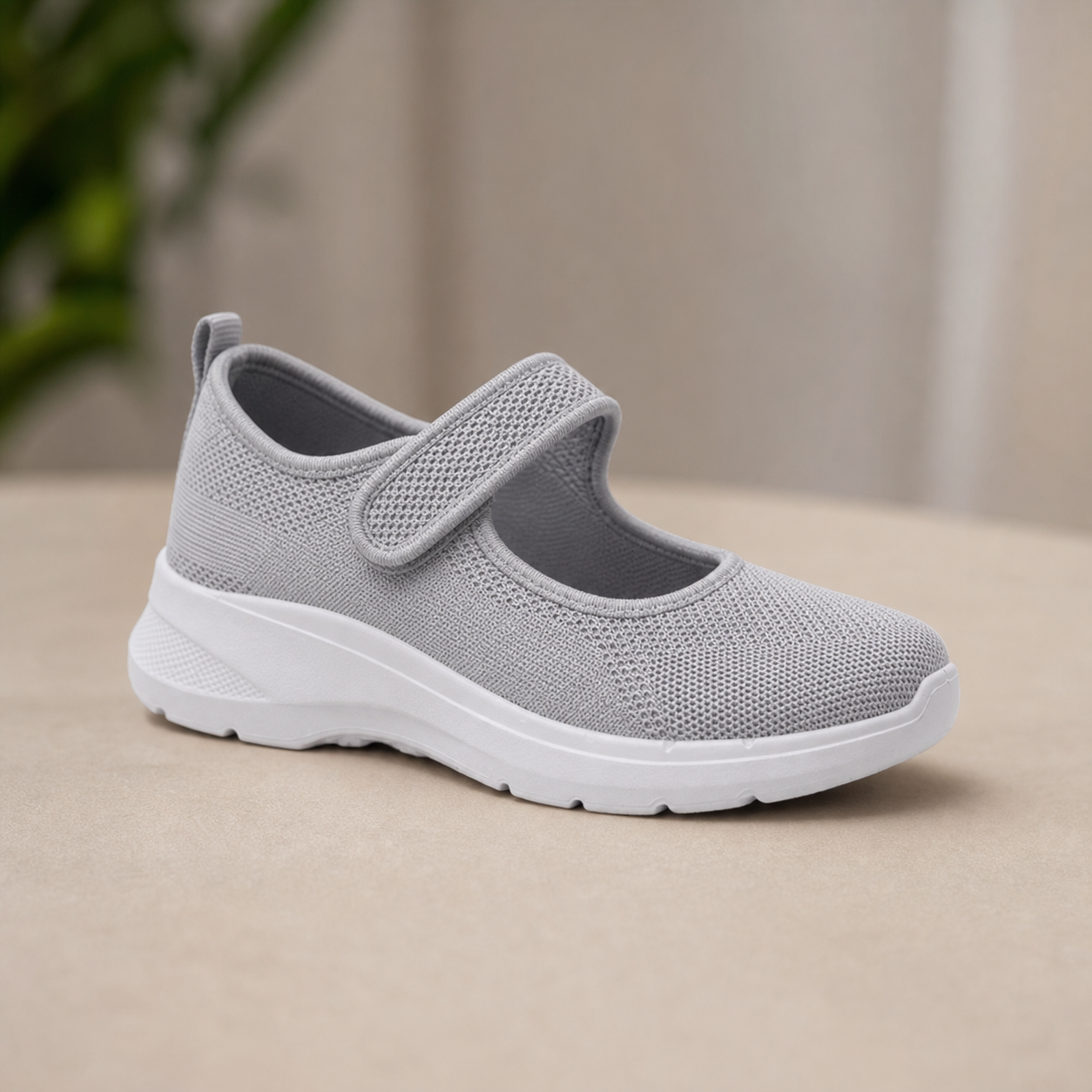 StrideFit Pro™ Cushioned Walking Sneakers with Adjustable Strap