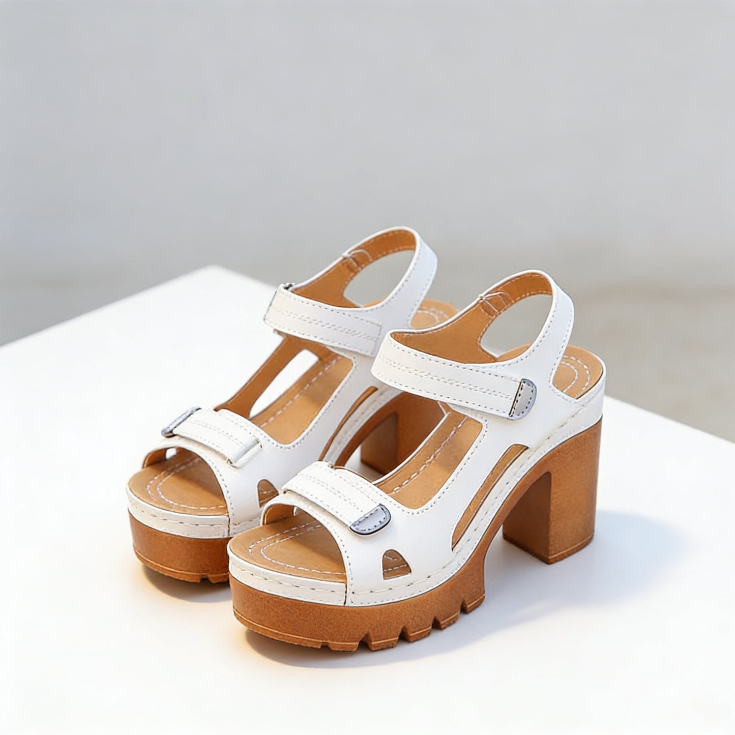 StrideLift Pro+™ Cushioned Platform Sandals for All-Day Comfort
