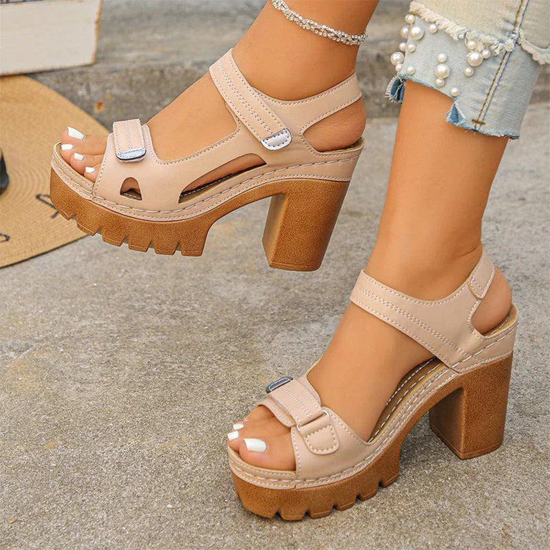 StrideLift Pro+™ Cushioned Platform Sandals for All-Day Comfort