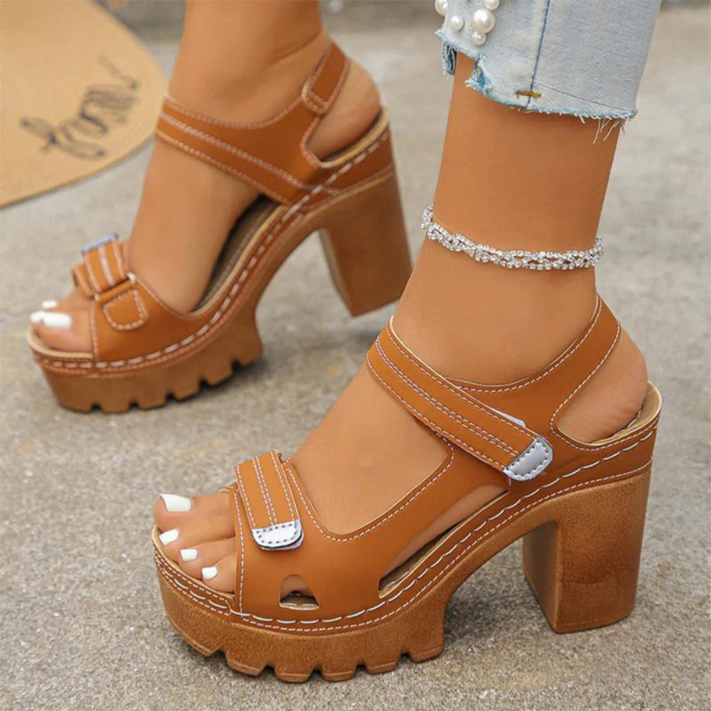 StrideLift Pro+™ Cushioned Platform Sandals for All-Day Comfort