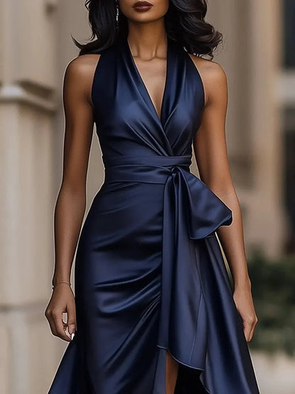 Tania Avellino™ Elegant Evening Dress with Flattering Waist