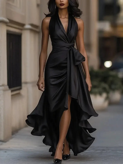 Tania Avellino™ Elegant Evening Dress with Flattering Waist