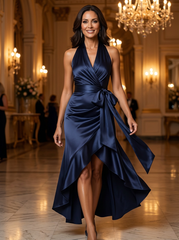 Tania Avellino™ Elegant Evening Dress with Flattering Waist