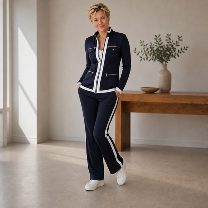 Tania Azzolini™ Coordinated Two-Piece Set for Polished Comfort